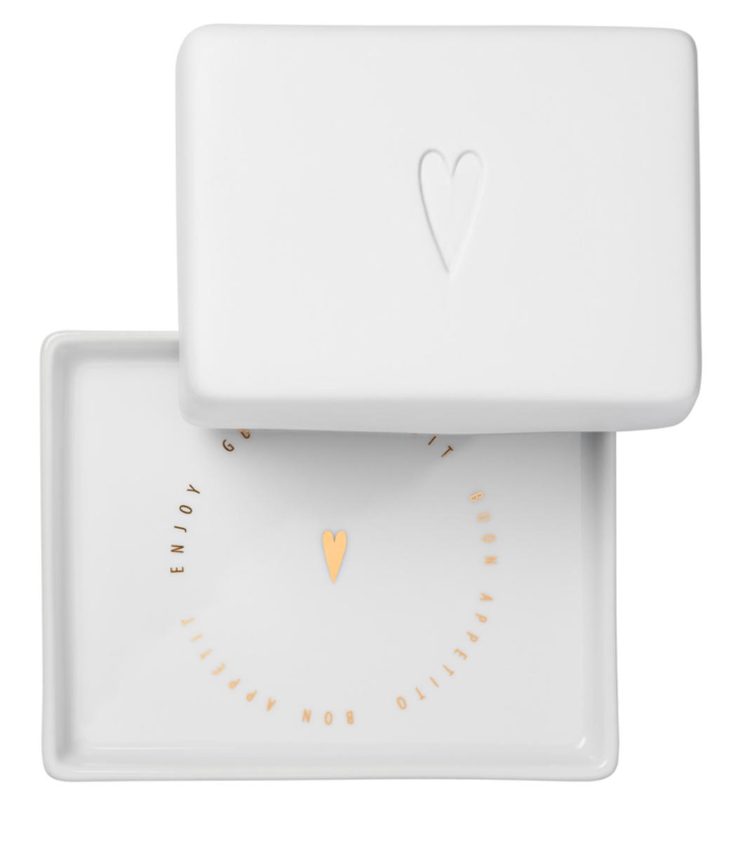 Räder Butter dishes (13,5x10,5x6cm)  - white (NC)