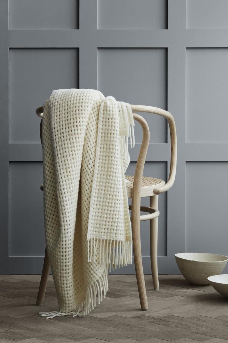 Elvang Plaid BASKET (130x200cm) - white (00)