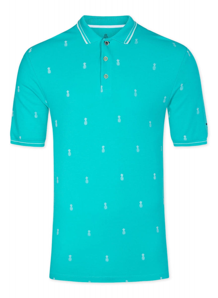 Colours & Sons Polo - blue/cyan (448)