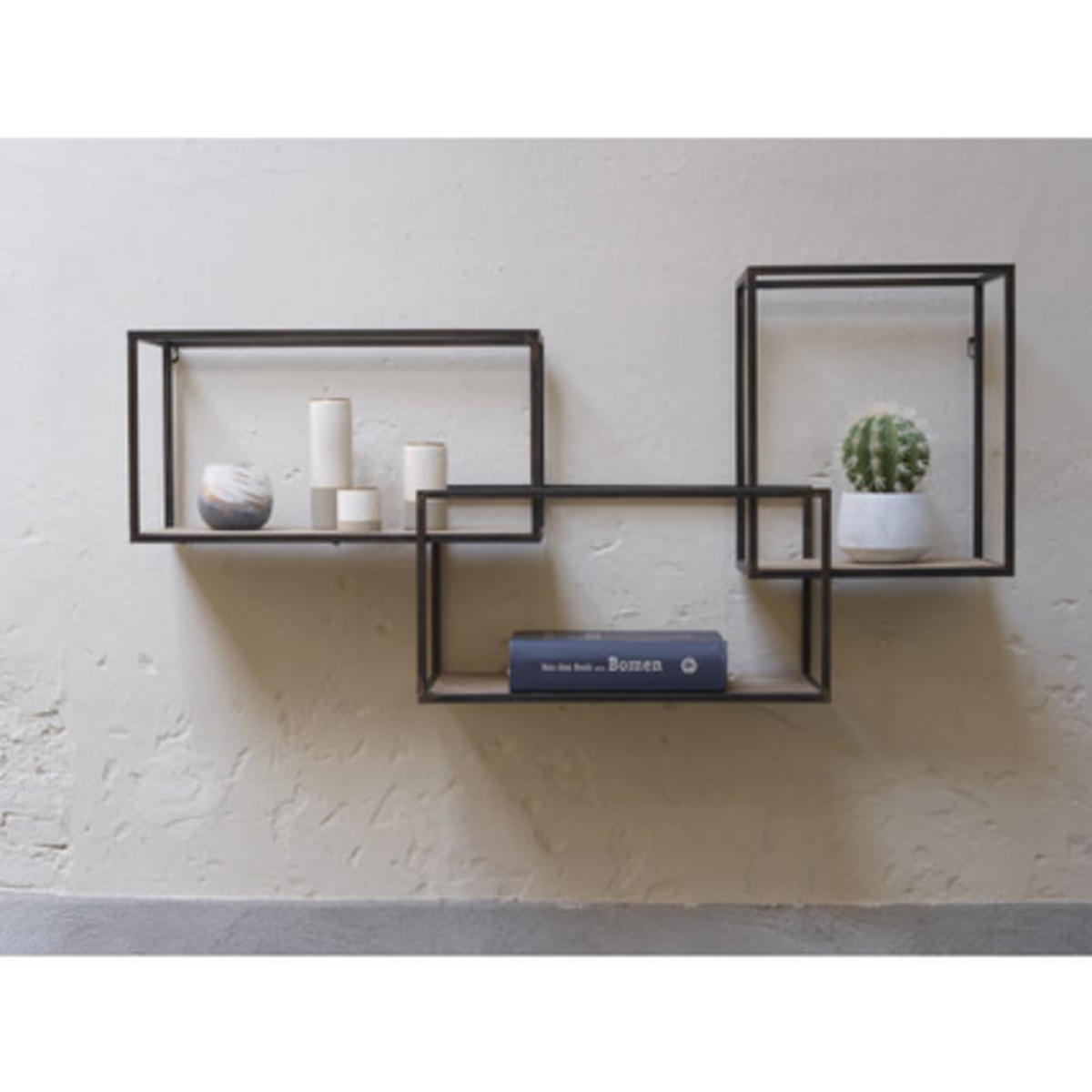 Pomax Kerzenhalter (5x15cm) - braun/grau (00)