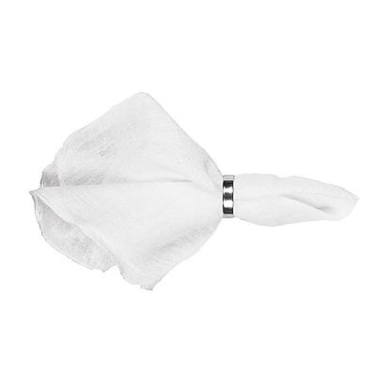 Broste Copenhagen Napkin GRACIE (45x45cm) - white (00)