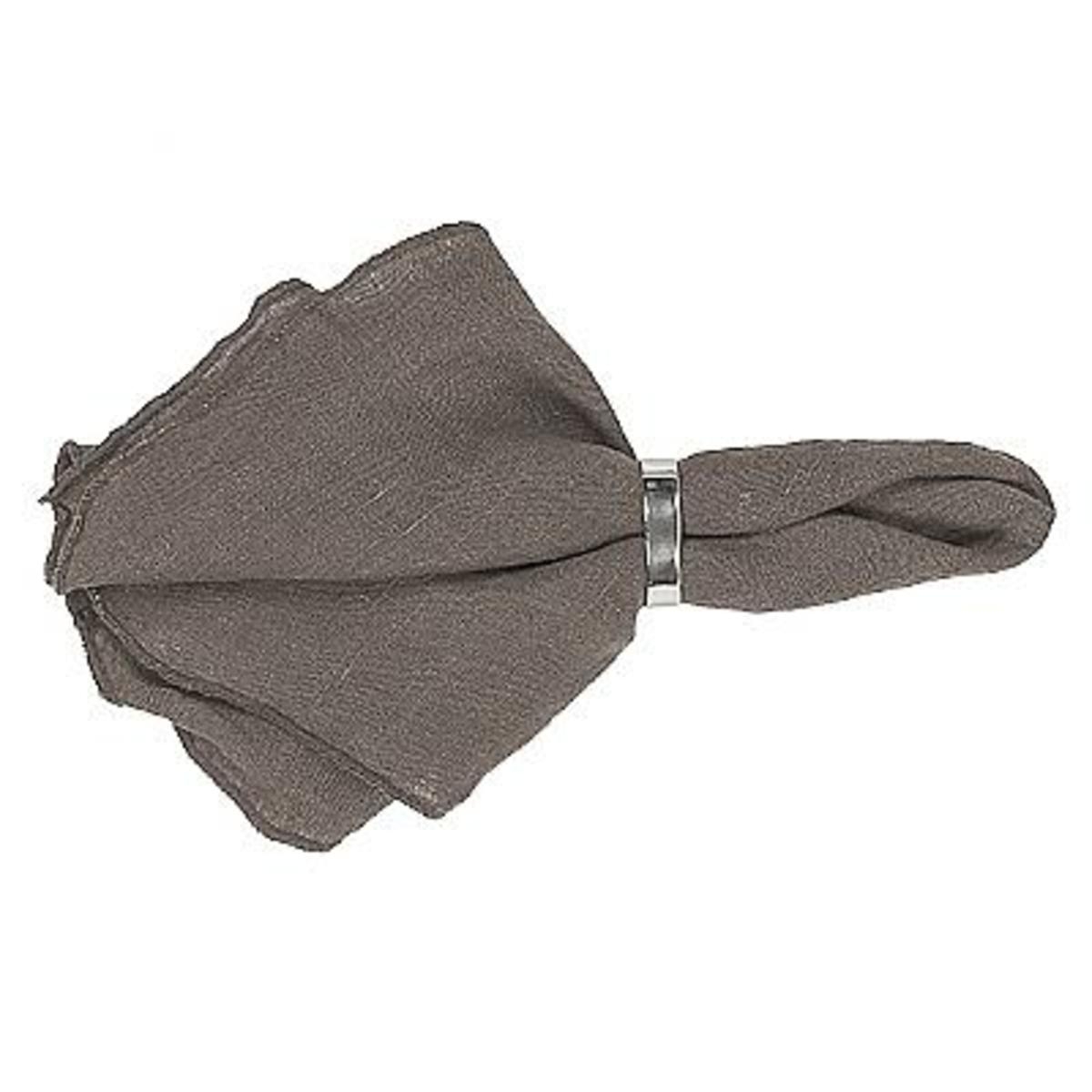 Broste Copenhagen Napkin GRACIE (45x45cm) - gray (00)
