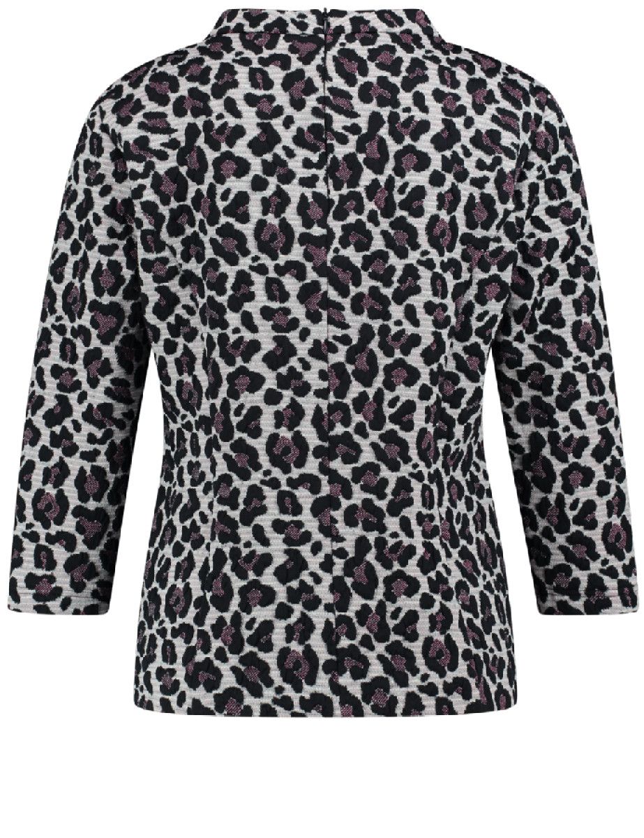 Gerry Weber Collection Blusentop mit Animalprint - schwarz/grau/braun (05112)