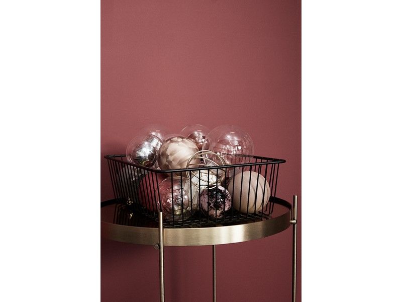 Hübsch Christmas balls - set 2 - brown (00)