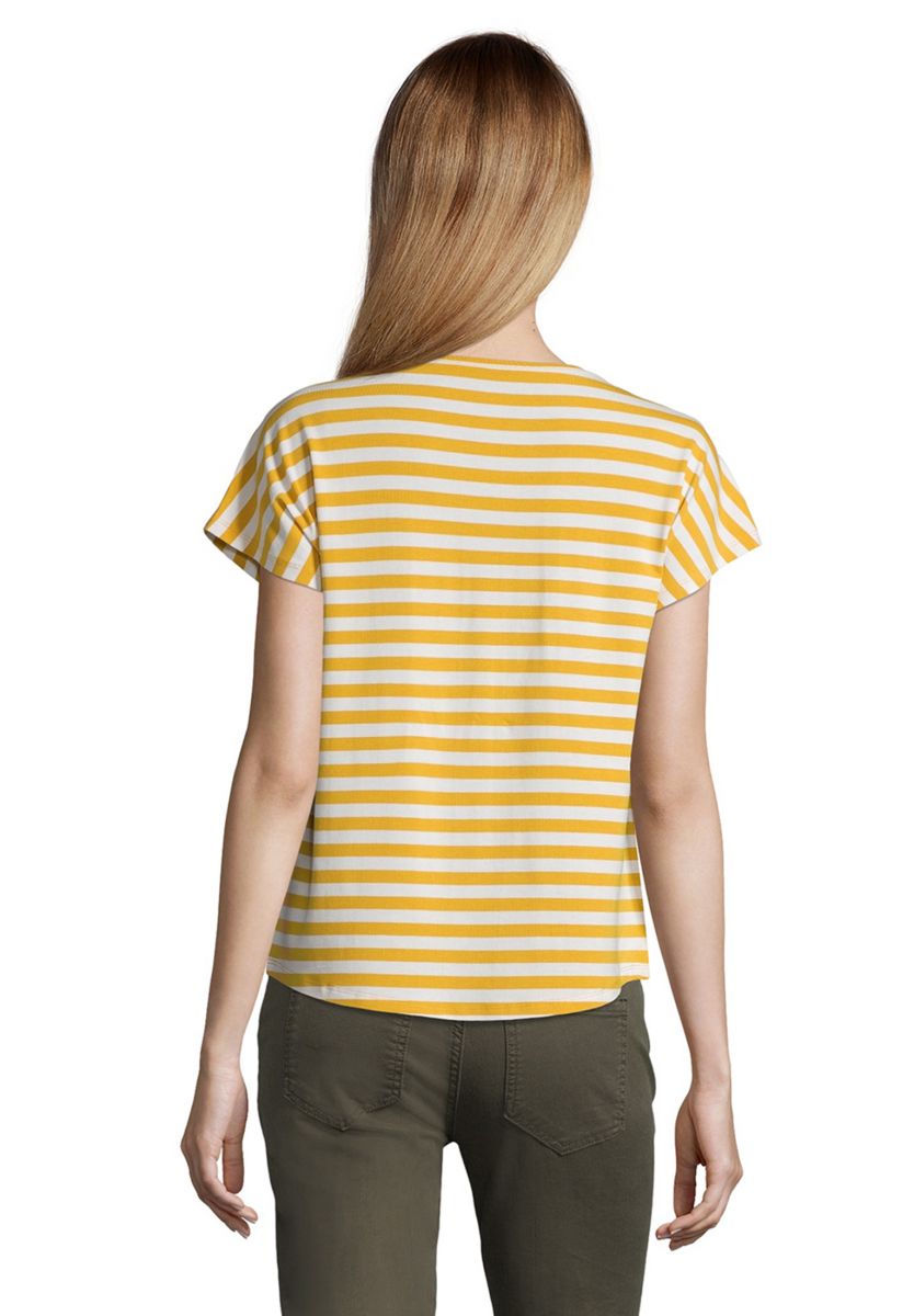 Cartoon Basic T-shirt - yellow/white (2810)