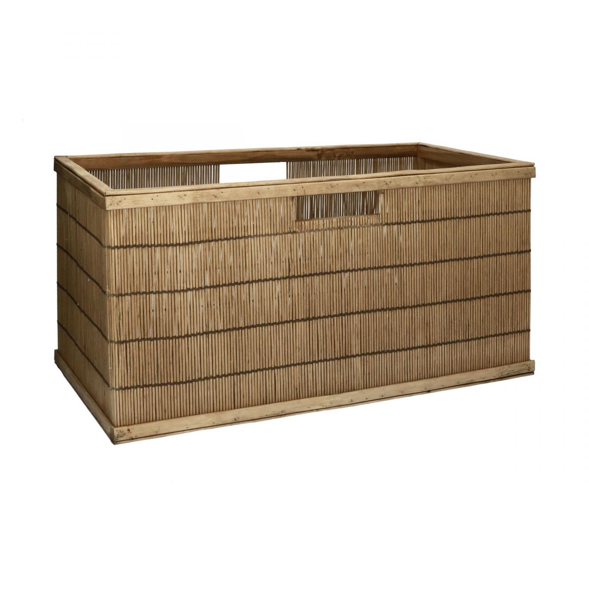 Pomax Bambuskorb - braun (NAT)