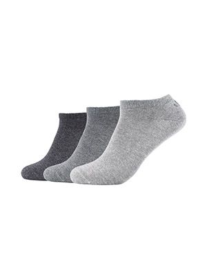 s.Oliver Red Label Unisex 3 pack sneaker socks - gray (08)