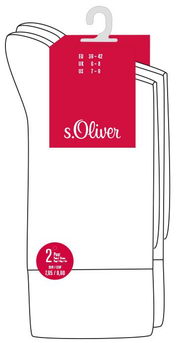 s.Oliver Red Label 2-pack of socks - blue (04)