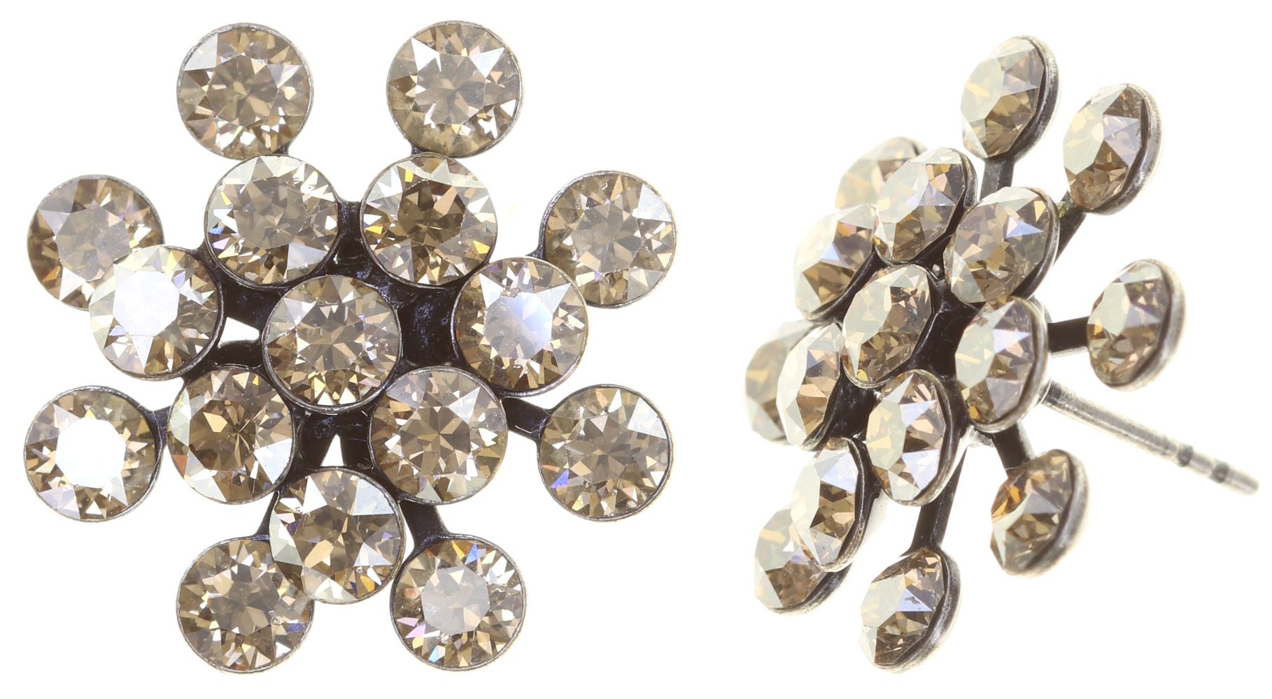 Konplott Stud earrings - Magic Fireball   - beige (0040)