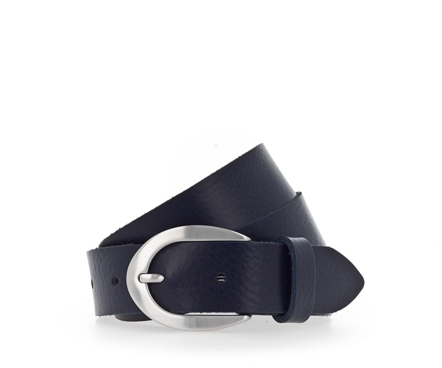 Vanzetti Leather belt - blue (0480)