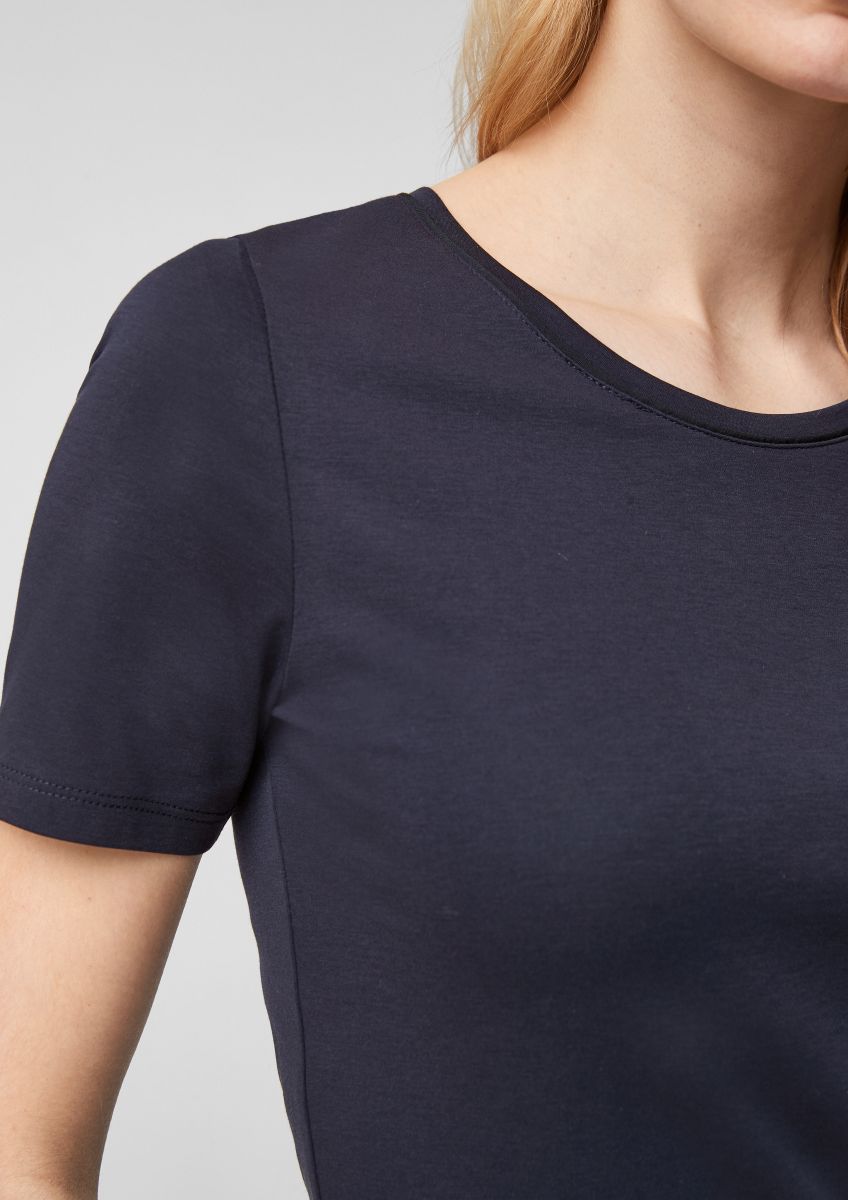 s.Oliver Red Label Slim fit: jersey shirt - blue (5959)