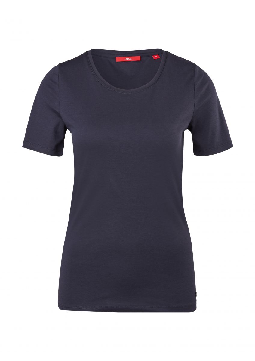 s.Oliver Red Label Slim fit: jersey shirt - blue (5959)