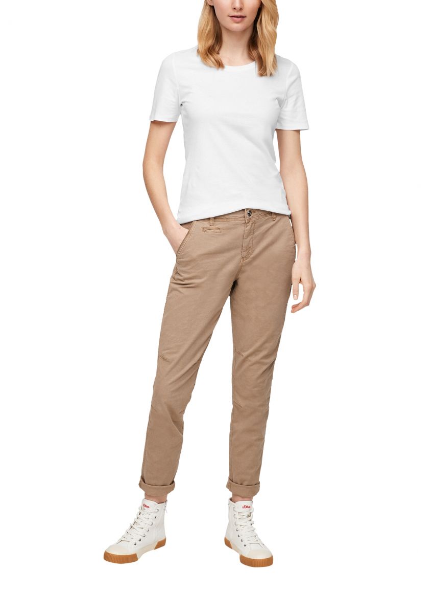 s.Oliver Red Label Slim fit: jersey shirt - white (0100)