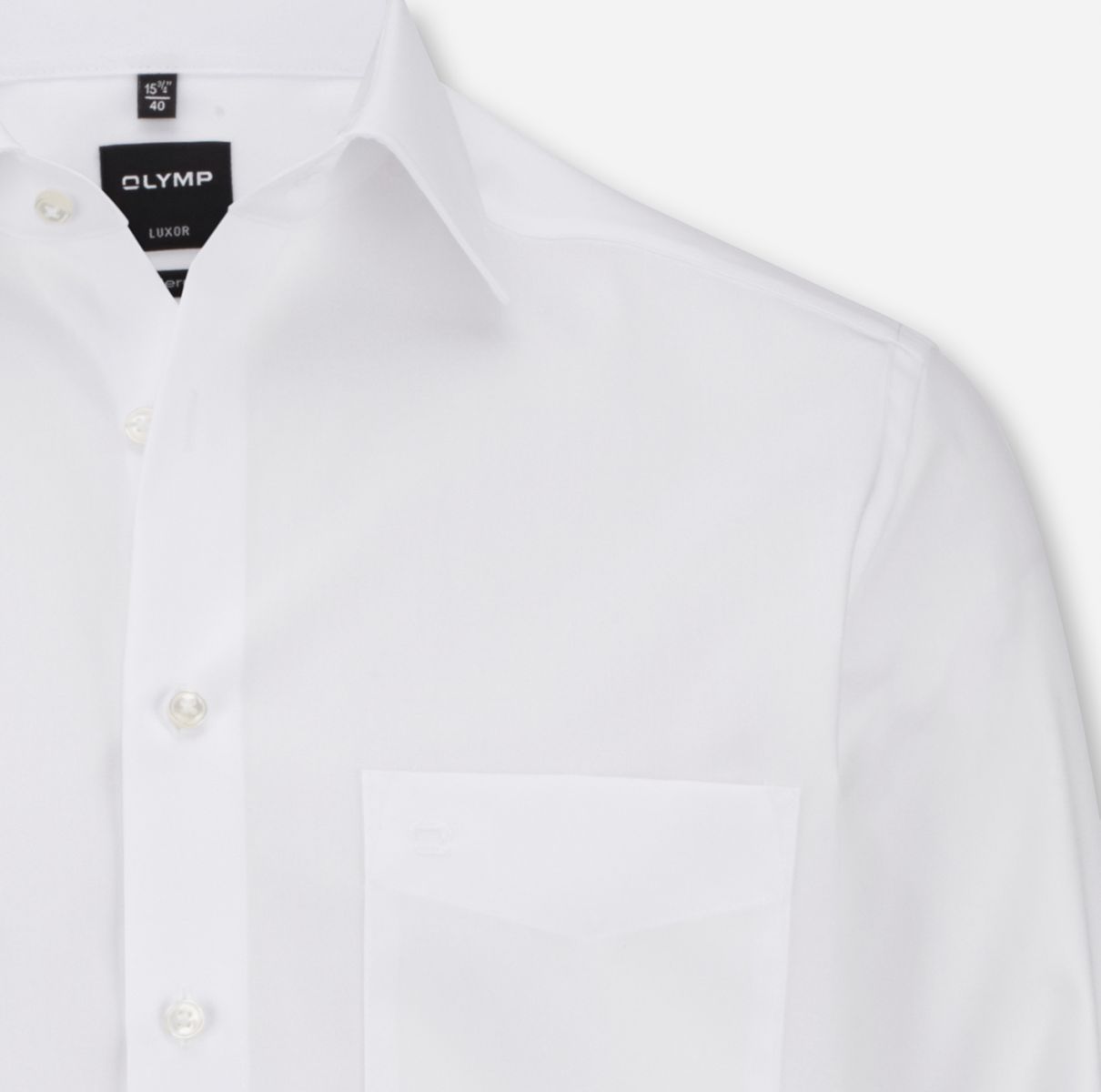 Olymp Modern Fit : shirt - white (00)