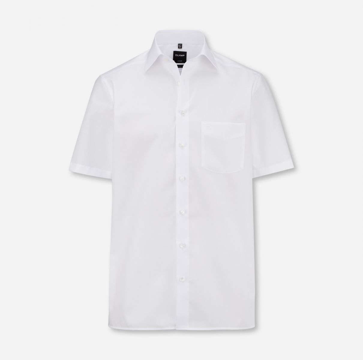 Olymp Modern fit: Kurzarmhemd - weiß (00)