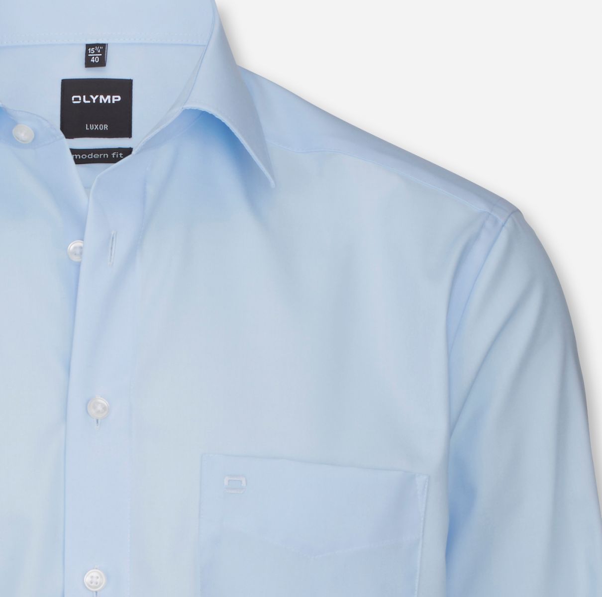 Olymp Modern Fit : shirt - blue (15)