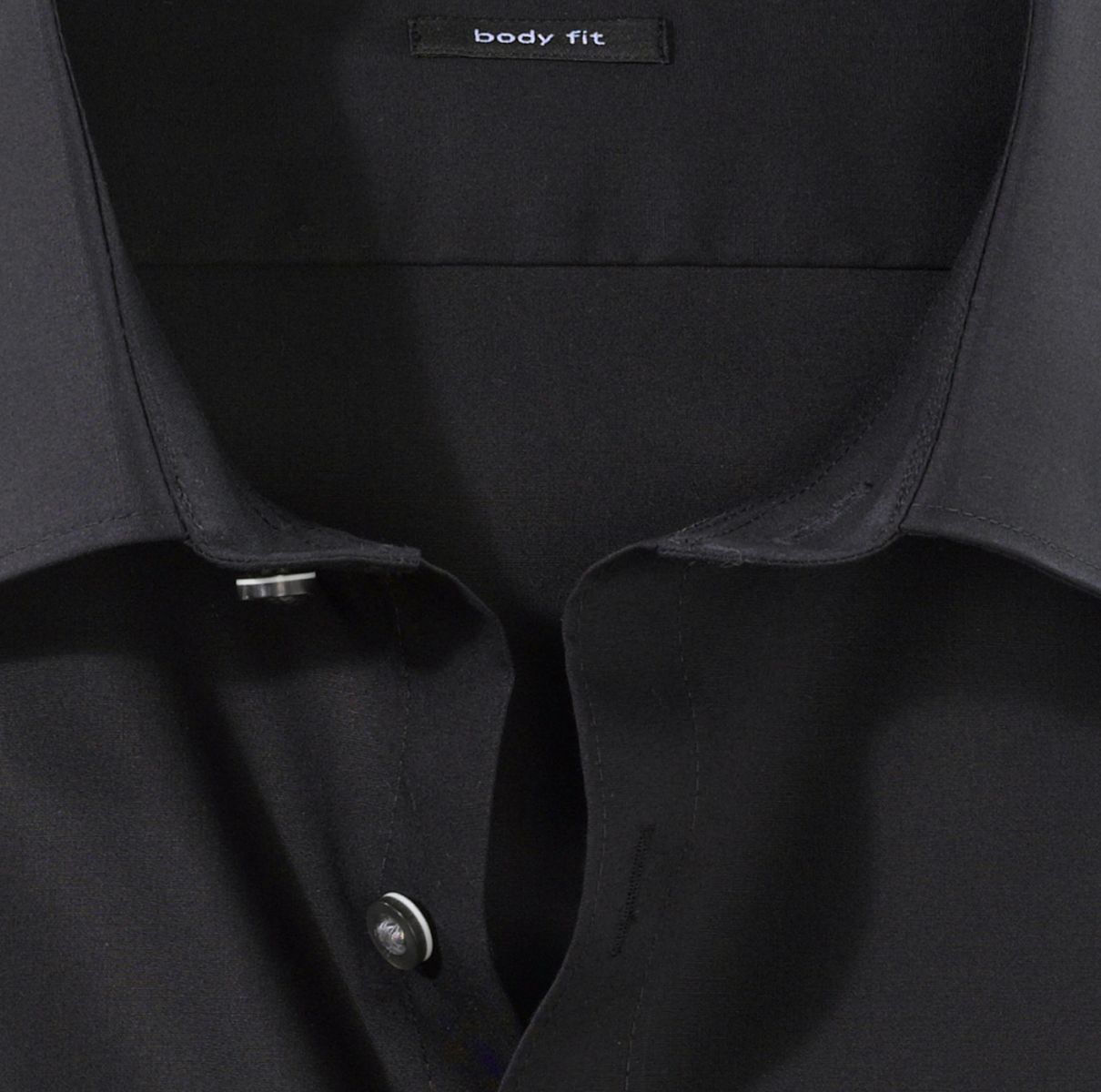 Olymp Body Fit: Olymp Level Five-Extra-long-sleeved - black (68)