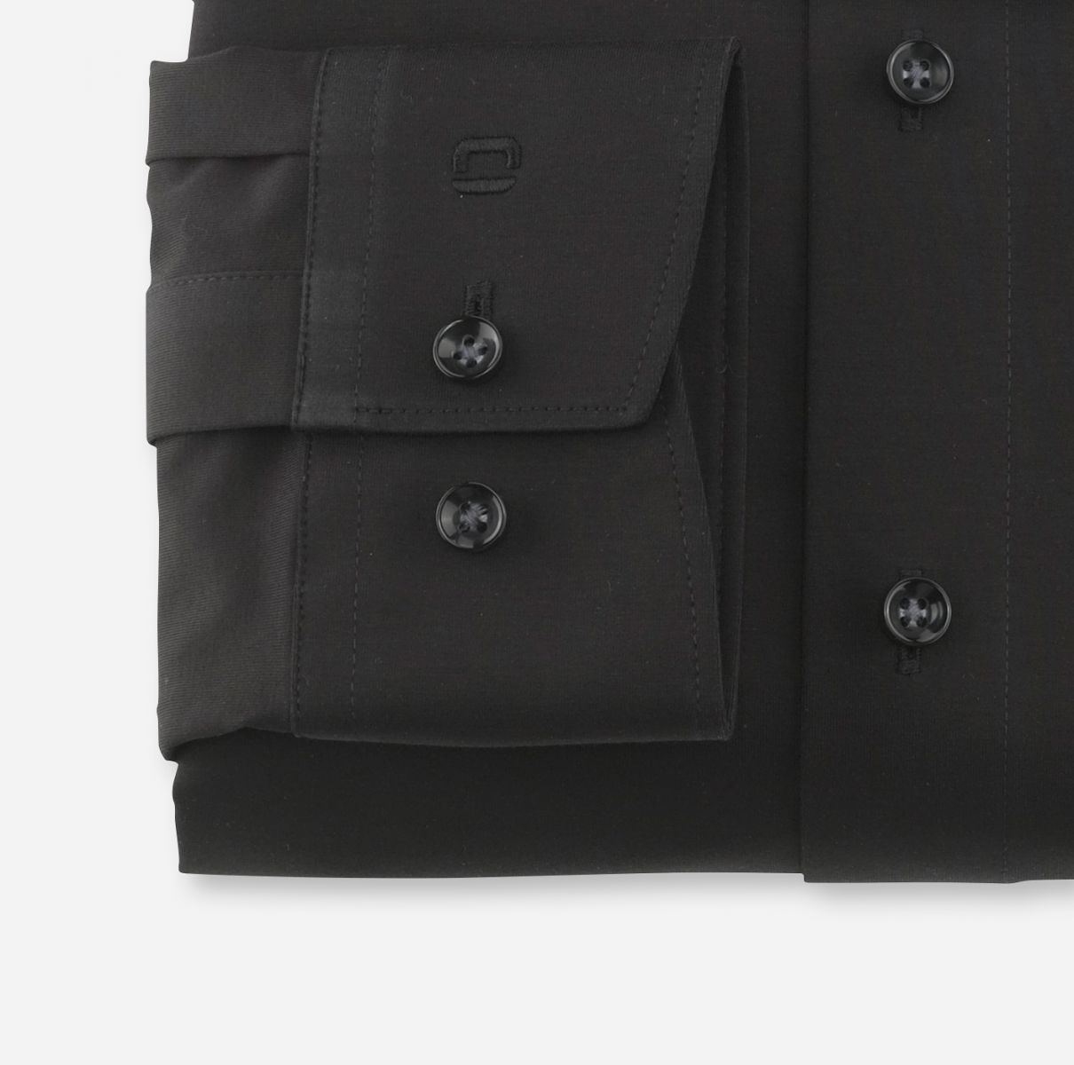 Olymp Modern Fit: long sleeve shirt - black (68)