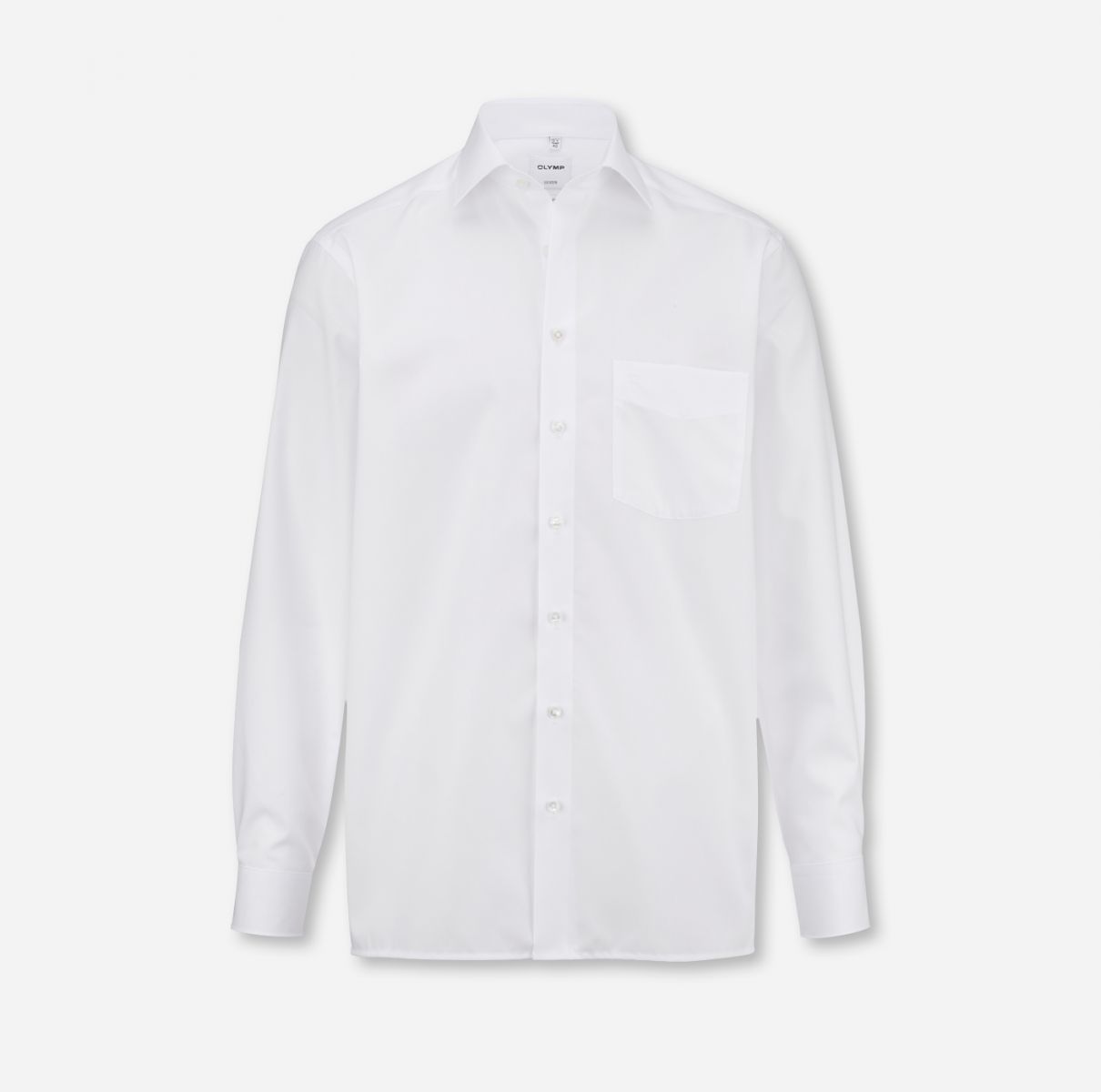Olymp Comfort Fit : shirt - white (00)