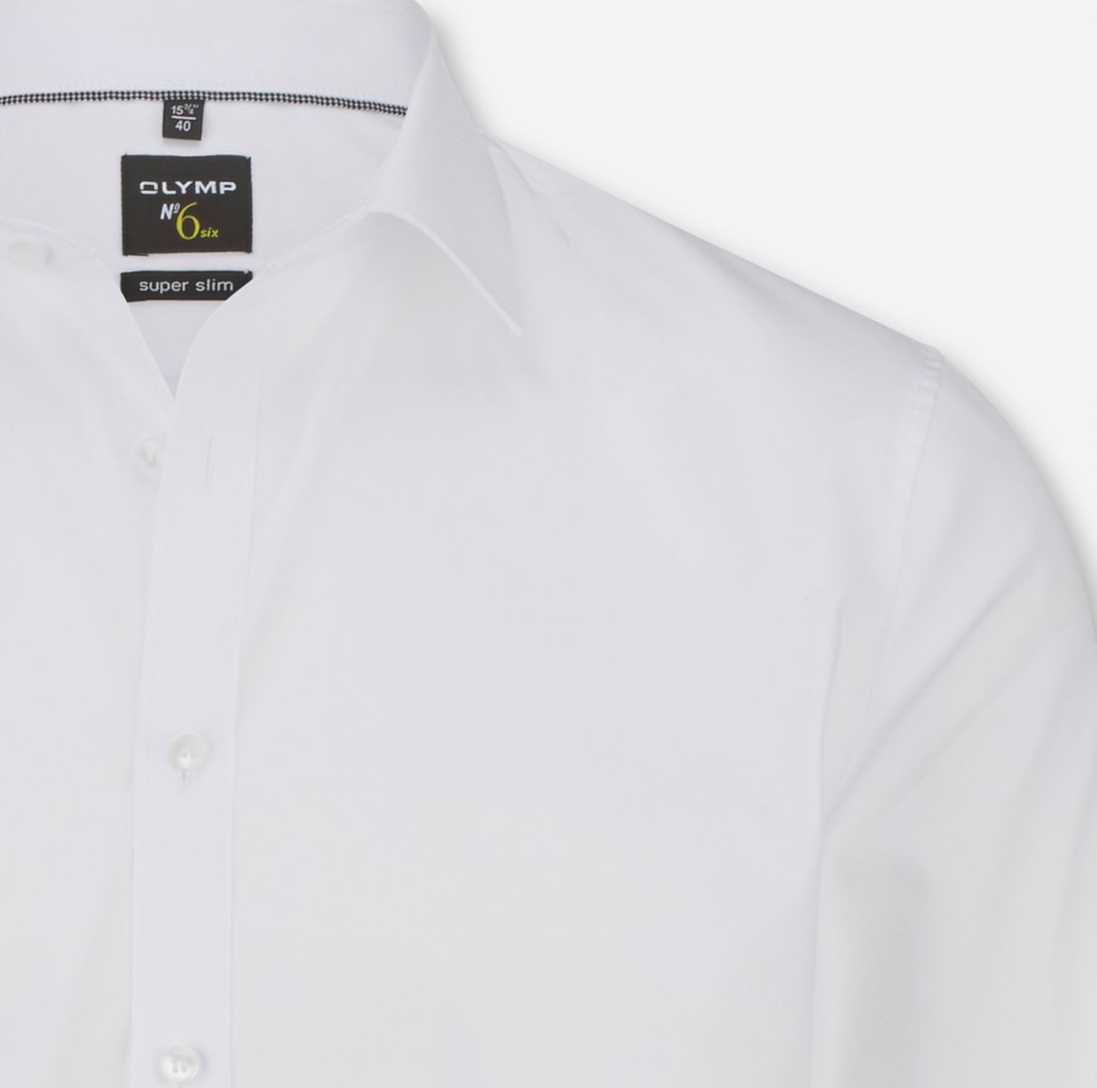 Olymp Super Slim Fit: Olymp No. Six - white (00)
