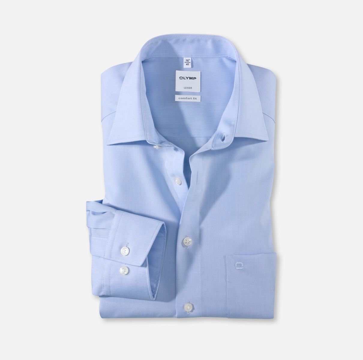 Olymp Comfort Fit : shirt - blue (11)