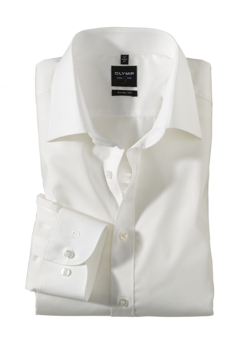 Olymp Body Fit: Olymp Level Five - weiß/beige (20)