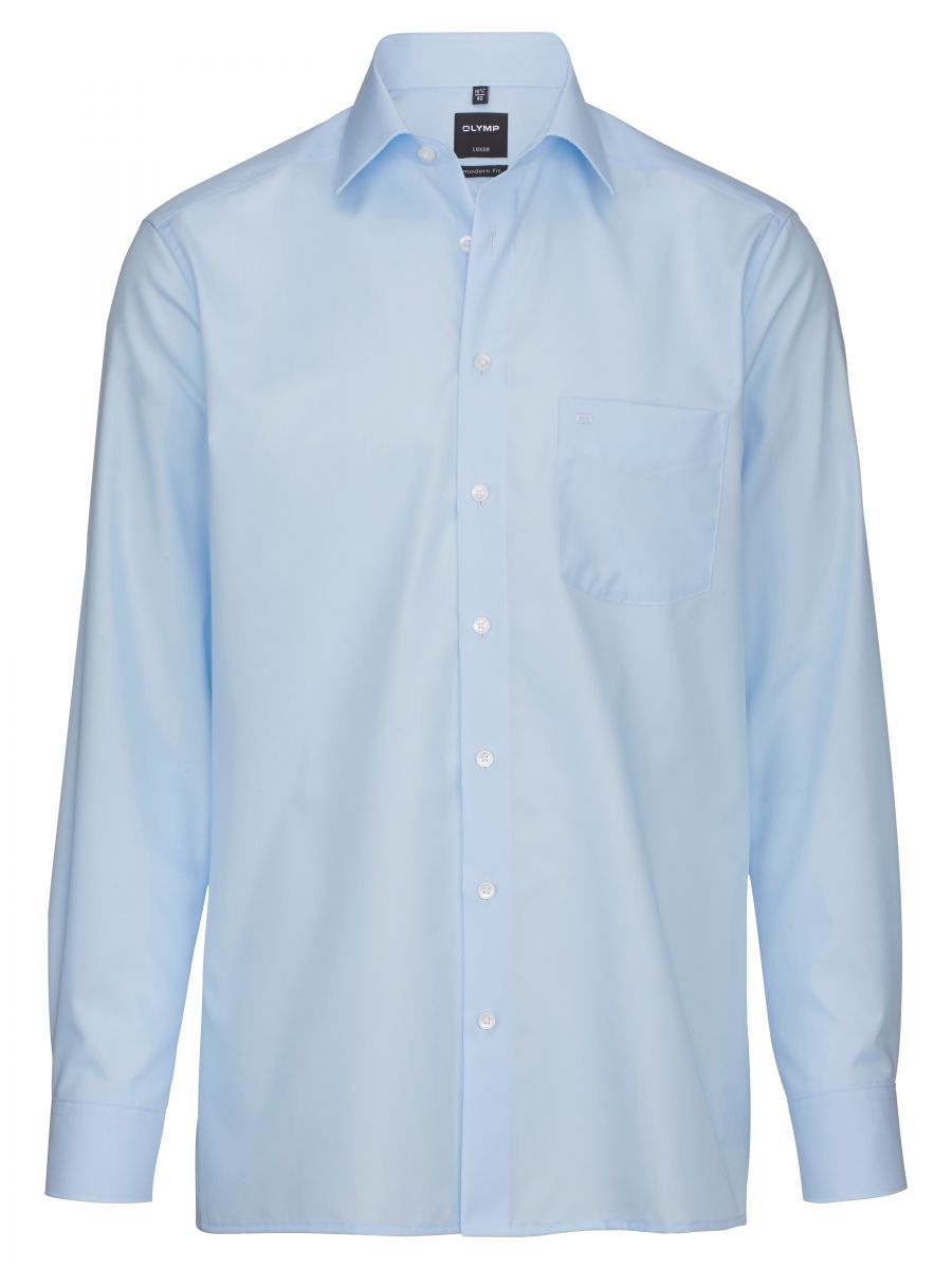 Olymp Modern Fit : shirt - blue (15)