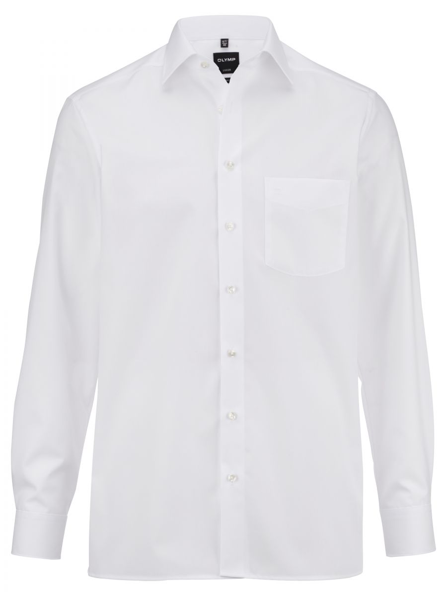 Olymp Modern Fit : shirt - white (00)