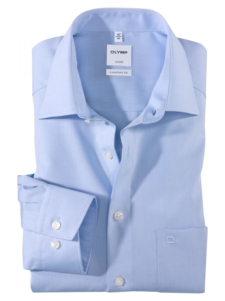 Olymp Comfort Fit : shirt - blue (11)