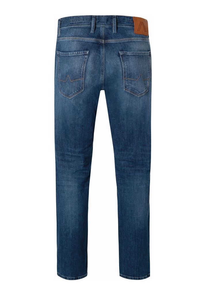 Alberto Jeans Slim - Organic Denim - blau (885)