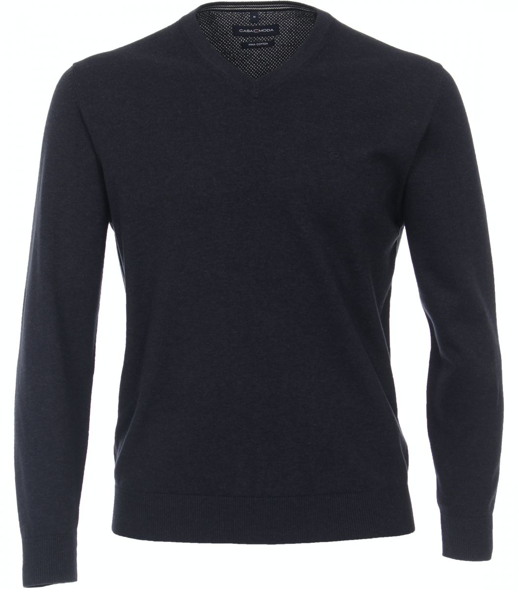 Casamoda V-neck jumper - gray (135)
