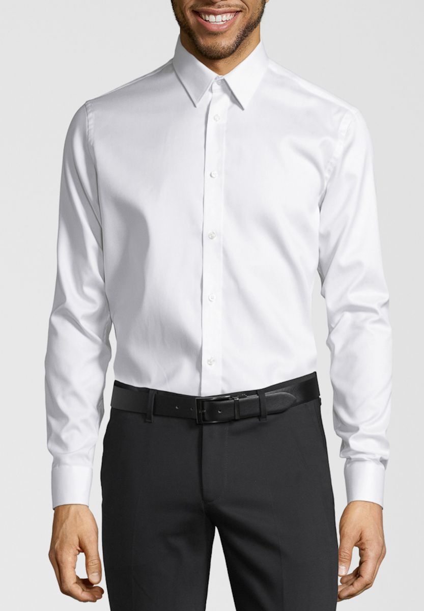 Lloyd Gürtel aus Leder - schwarz/braun (56)