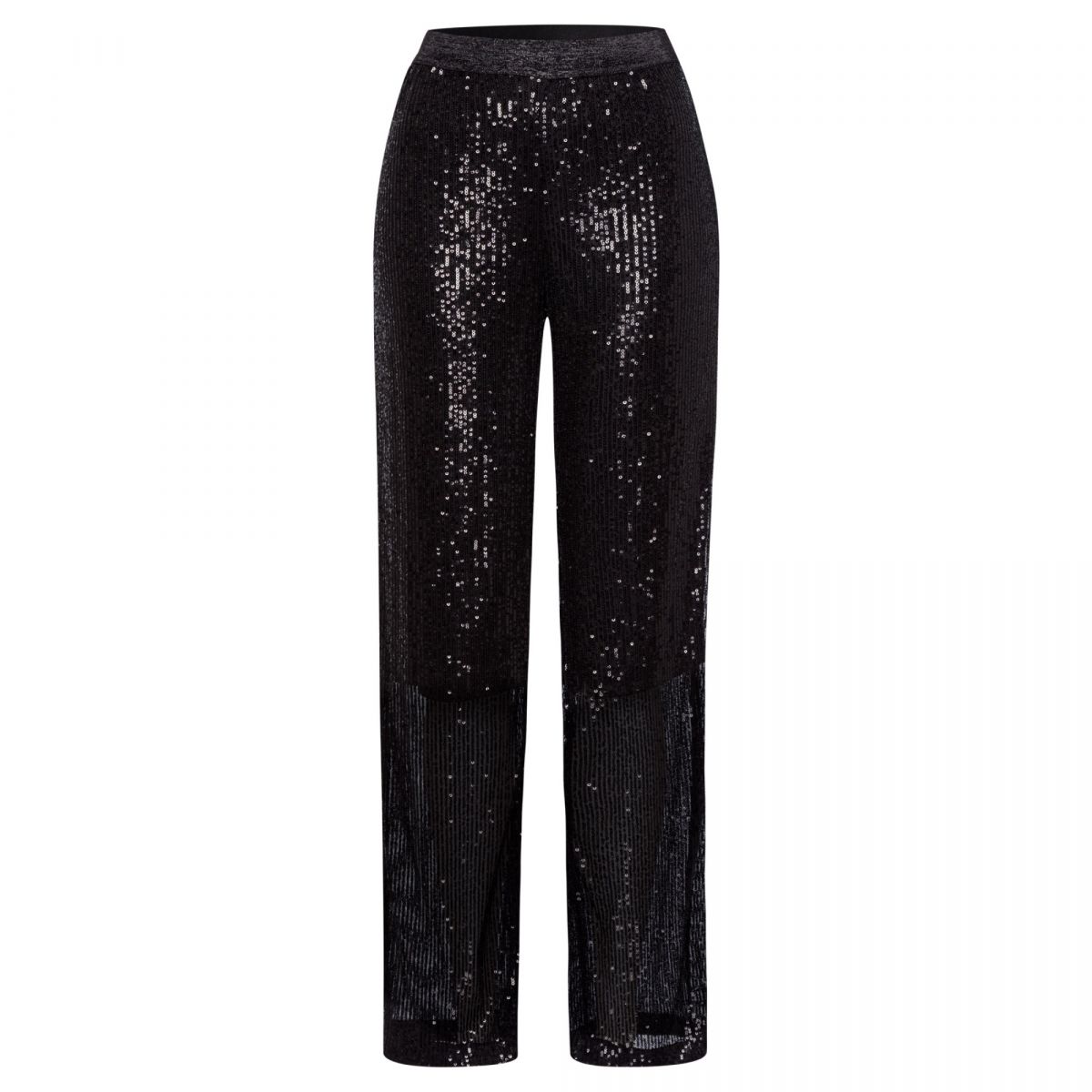 Black sequin clearance wide leg pants