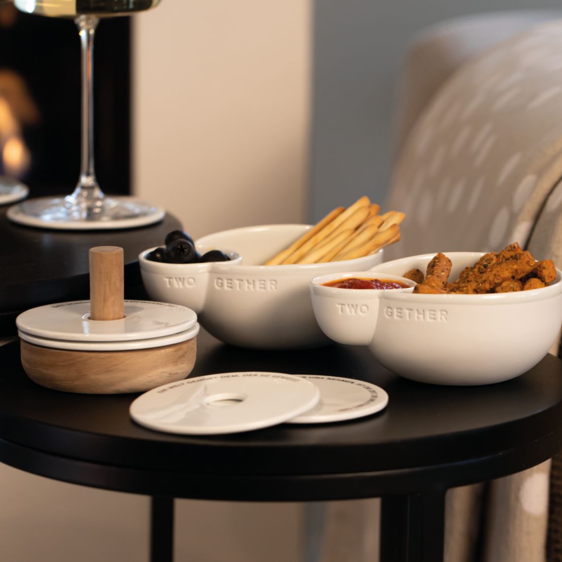 Räder Small bowl - Two Gether (14x12x6,5cm) - white (0)