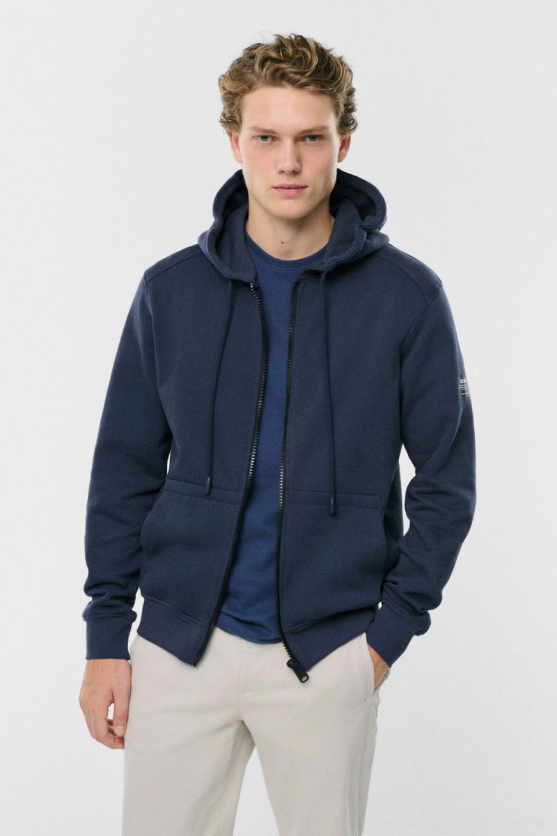 ECOALF Zip sweat Rena blue 161 L