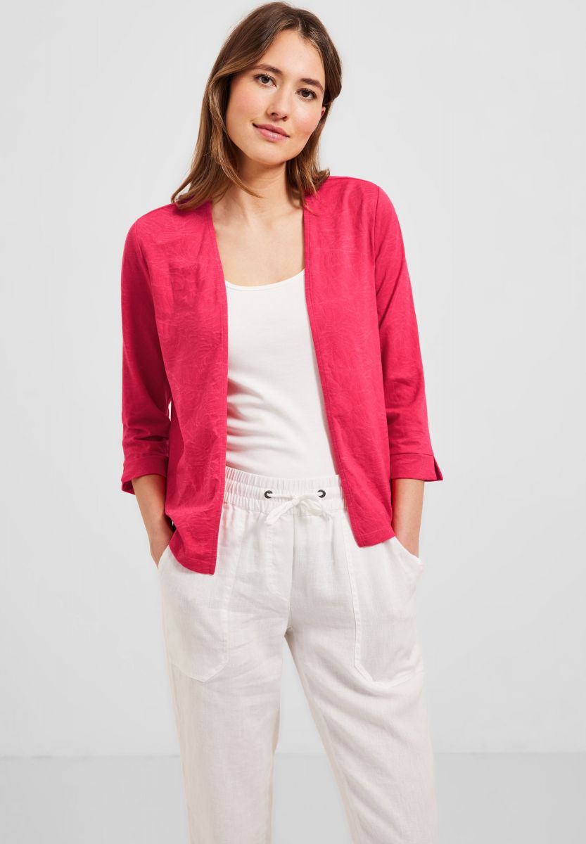 Cecil Burn Out Shirtjacke - pink (14958) - L