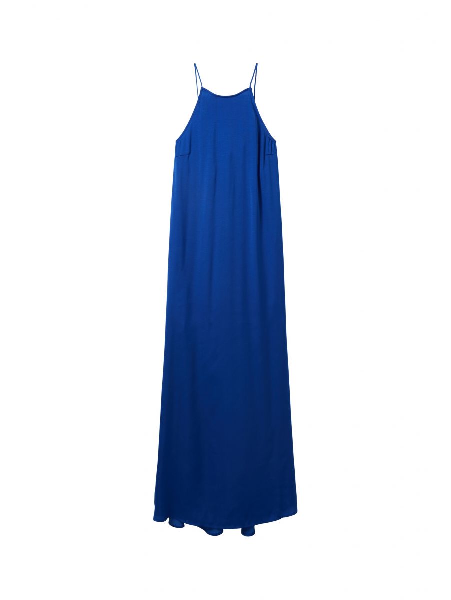 Blue spaghetti strap outlet maxi dress