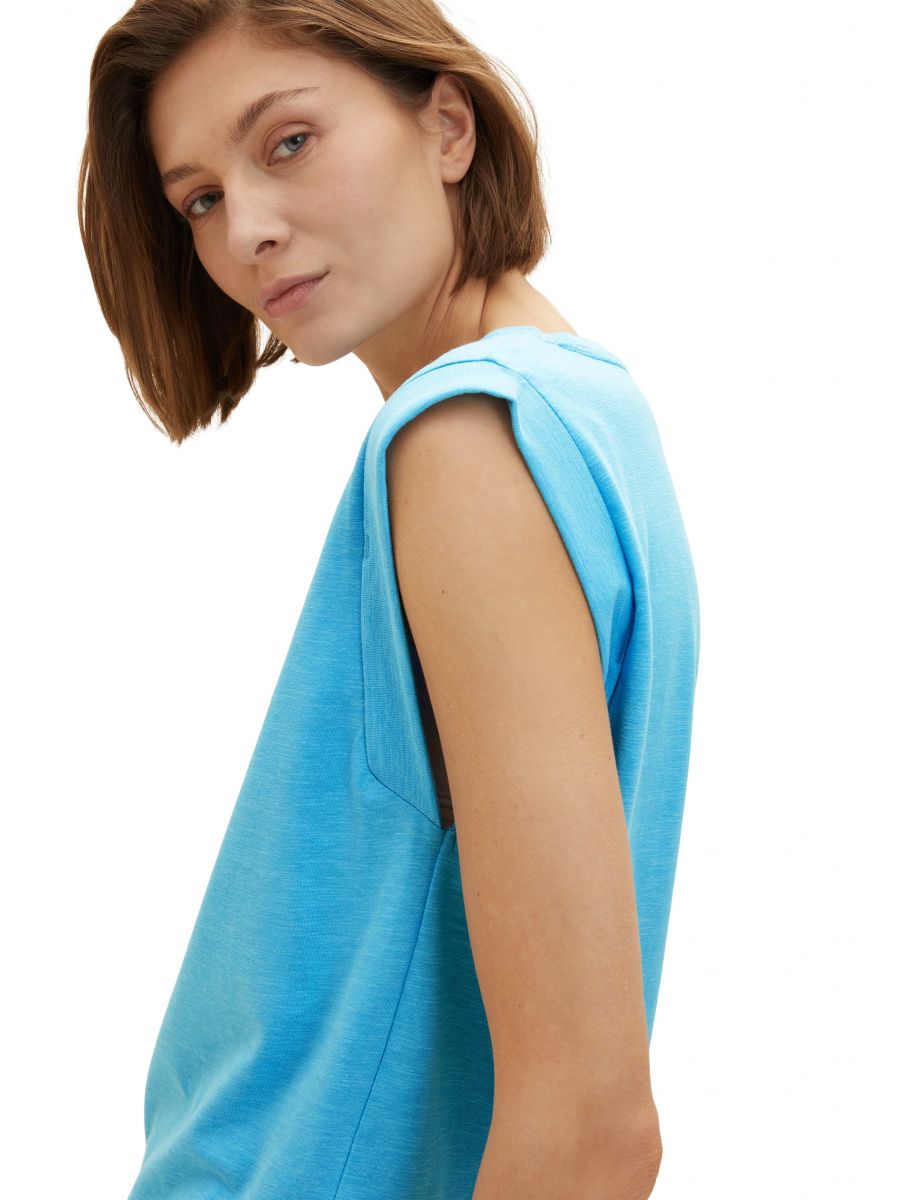 Blue shop sleeveless shirt