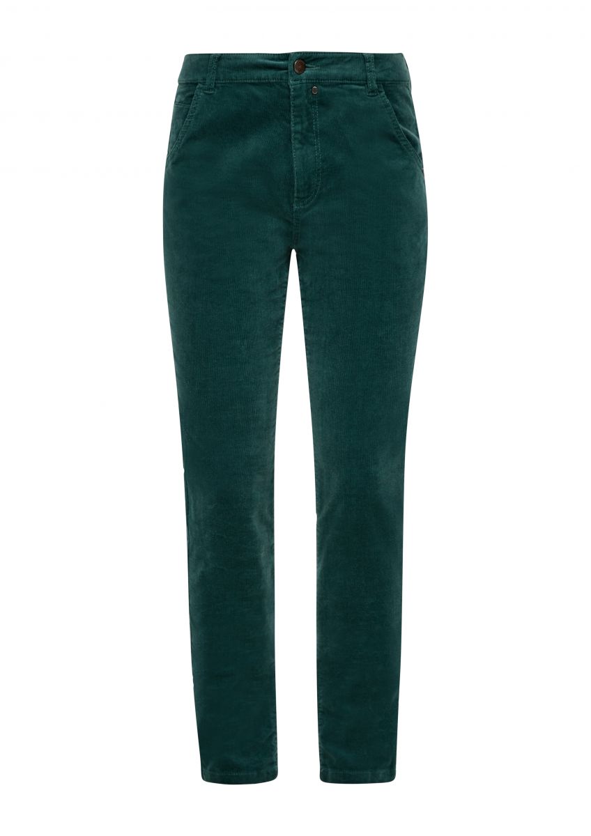 s.Oliver Red Label Slim: cotton stretch pants - green (6733) - 34/REG