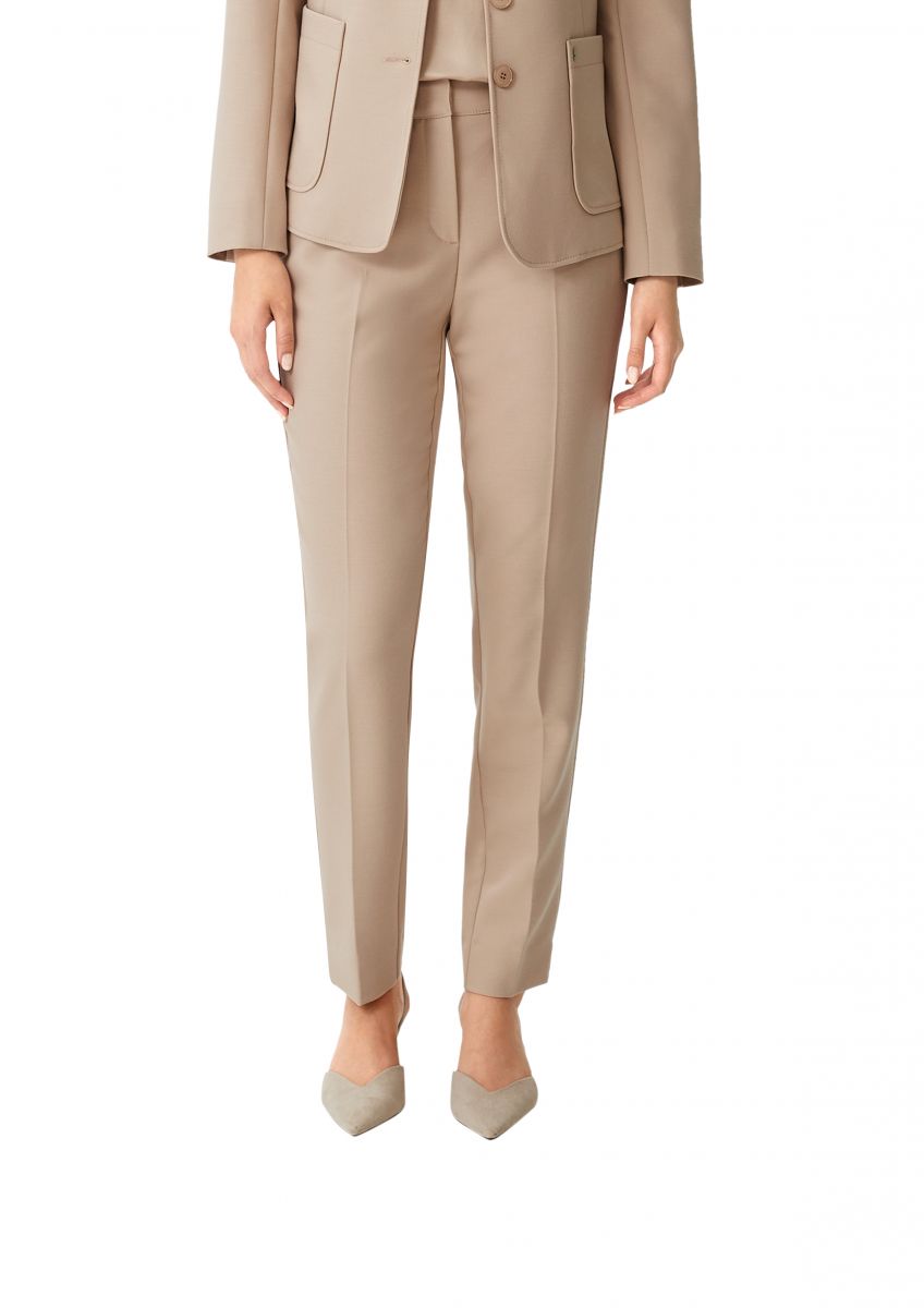 Pantalon fendu online beige