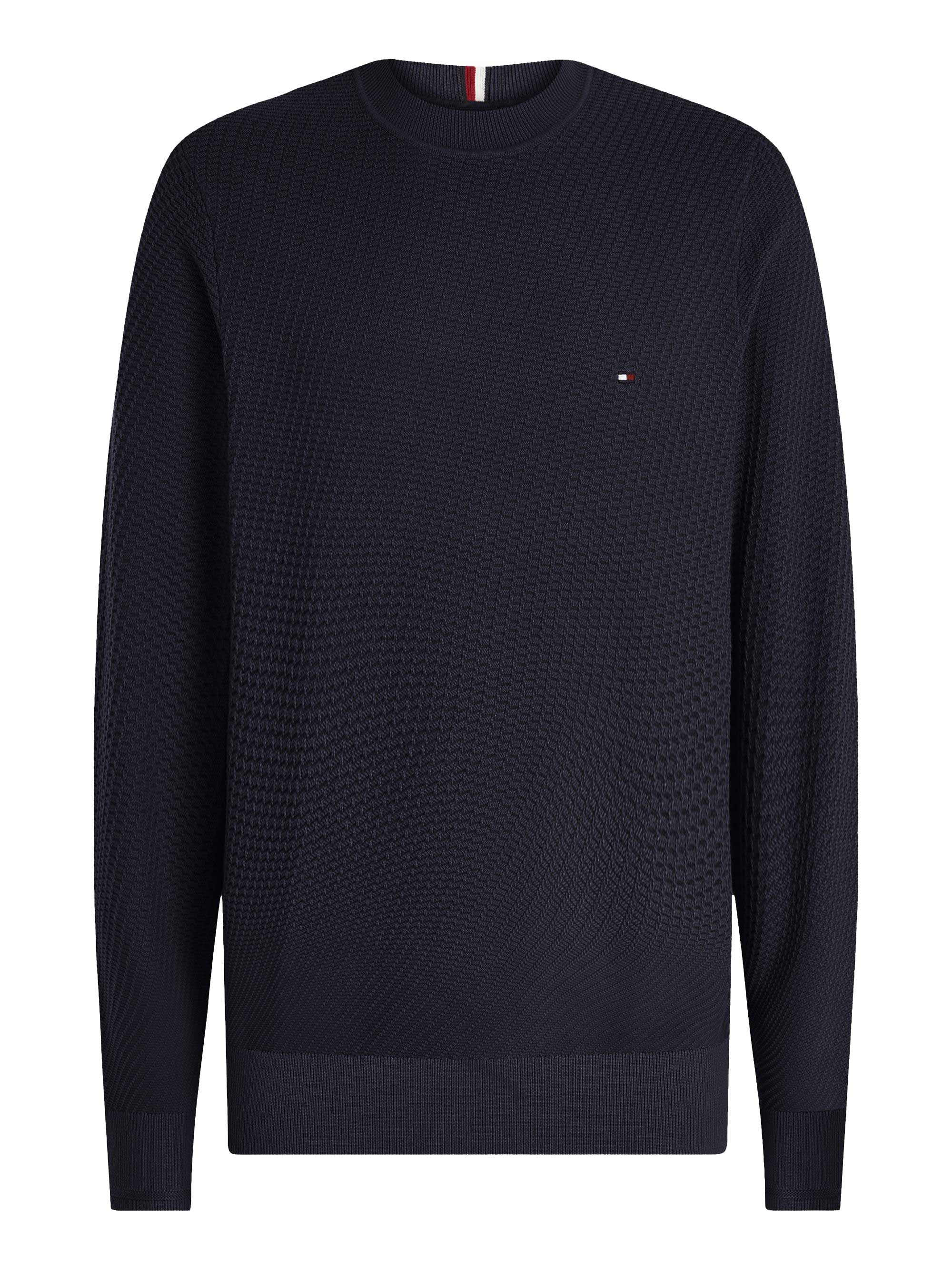 Tommy hilfiger waffle knit sweater sale