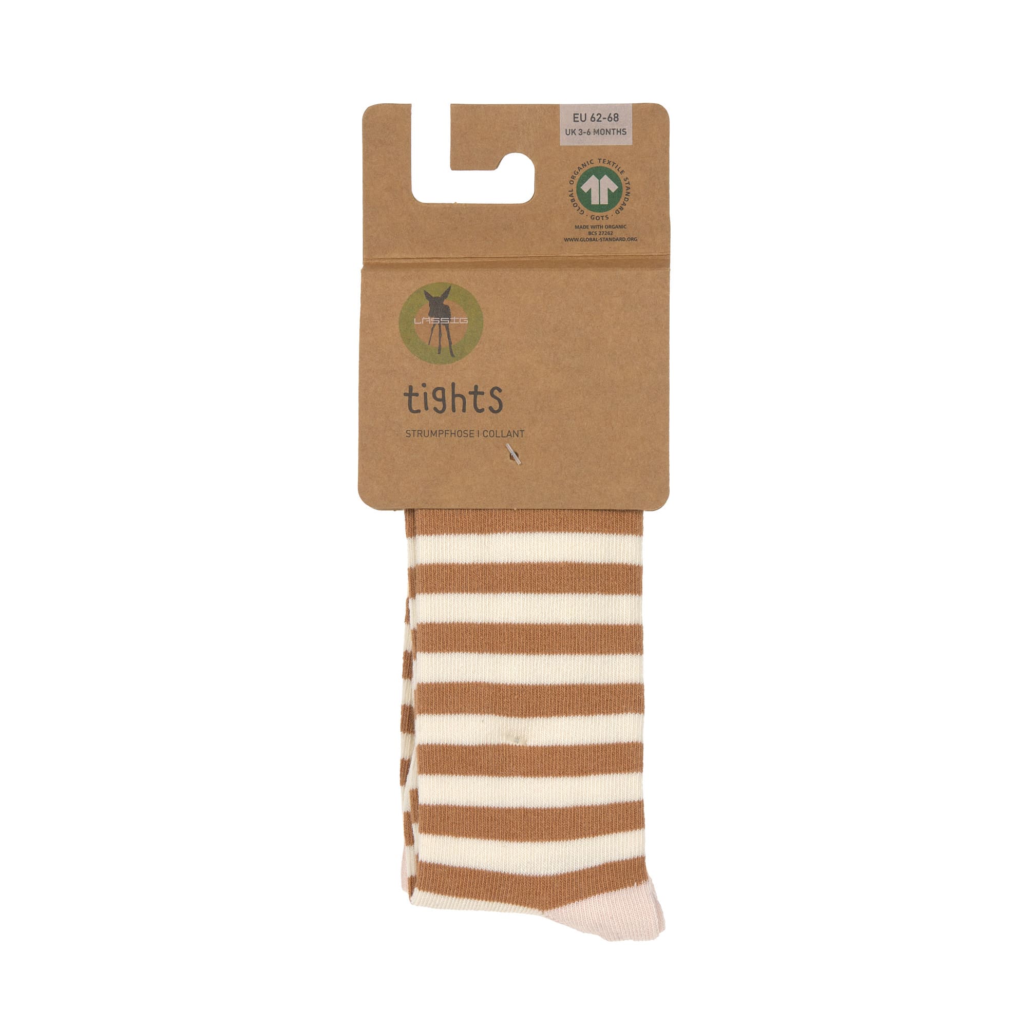 Lässig GOTS tights - brown/beige (Caramel )