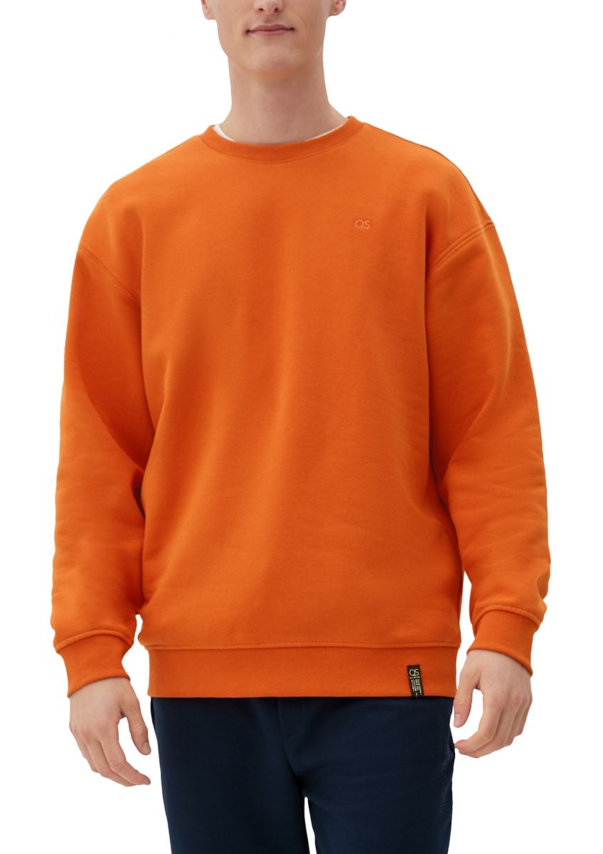 Q/S designed by Sweatshirt aus Baumwollmix - orange (23L0) - XL