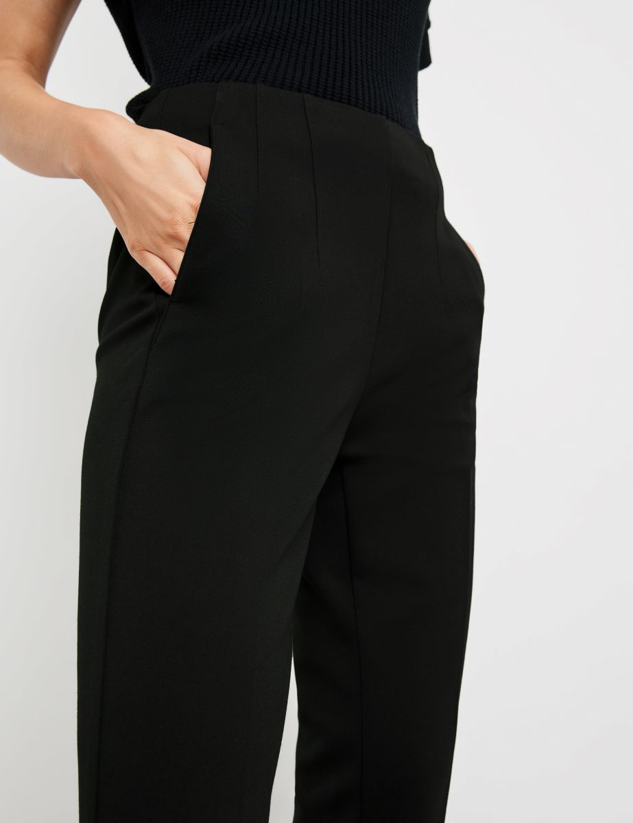 Black stretch hotsell pants with pockets