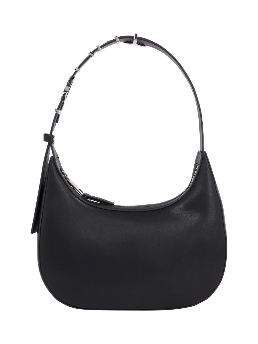 Hobo bag black clearance leather