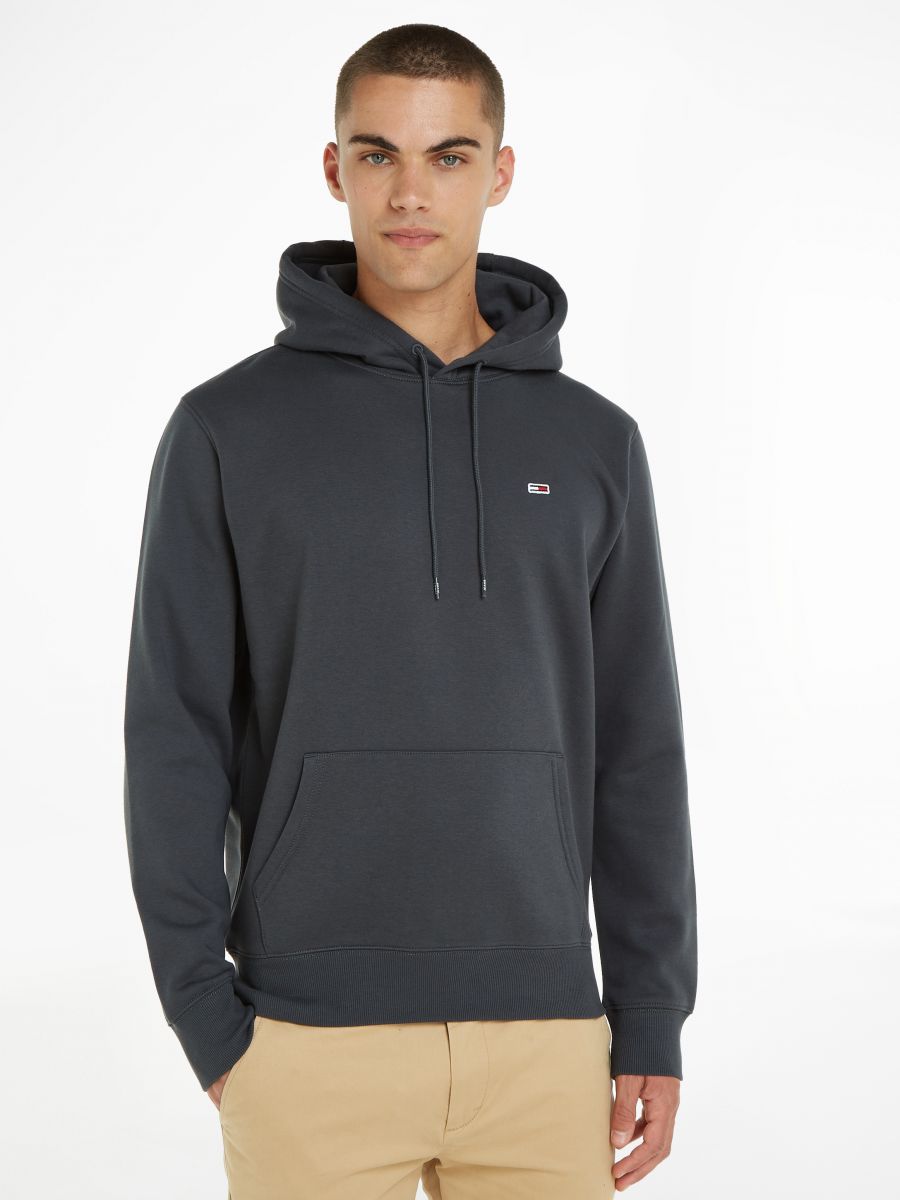 tommy jeans regular fleece hoodie
