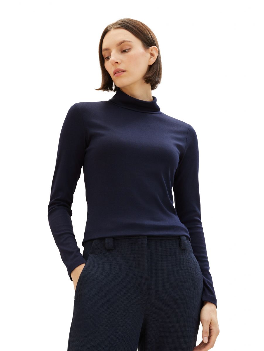 Blue long hotsell sleeve turtleneck