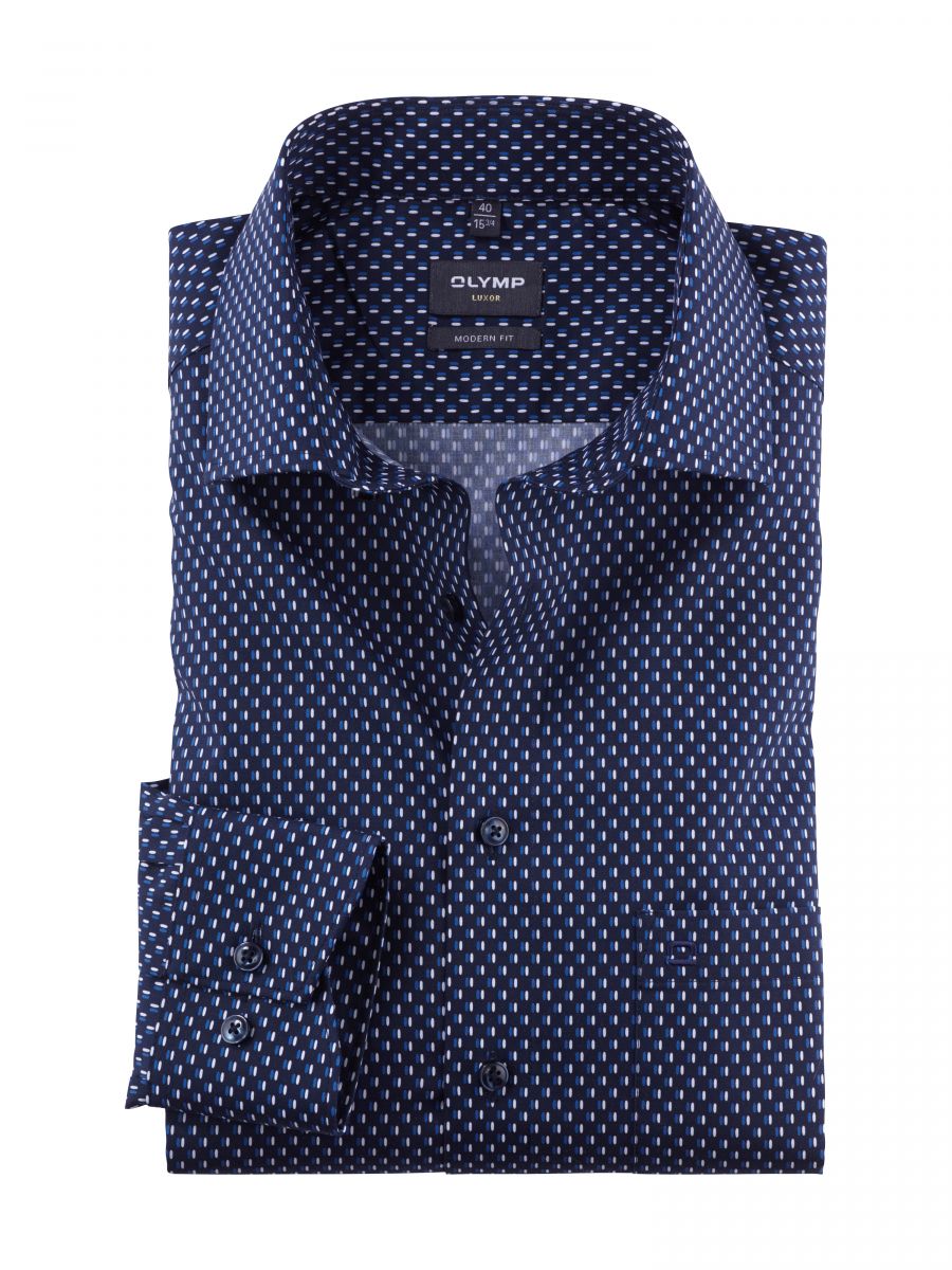 Olymp Modern Fit business shirt blue 19 41