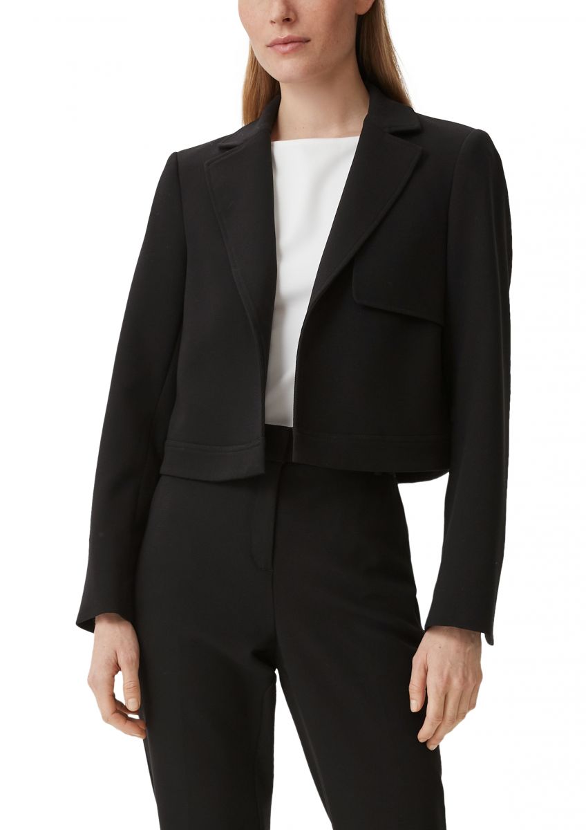 Short blazer sale coat