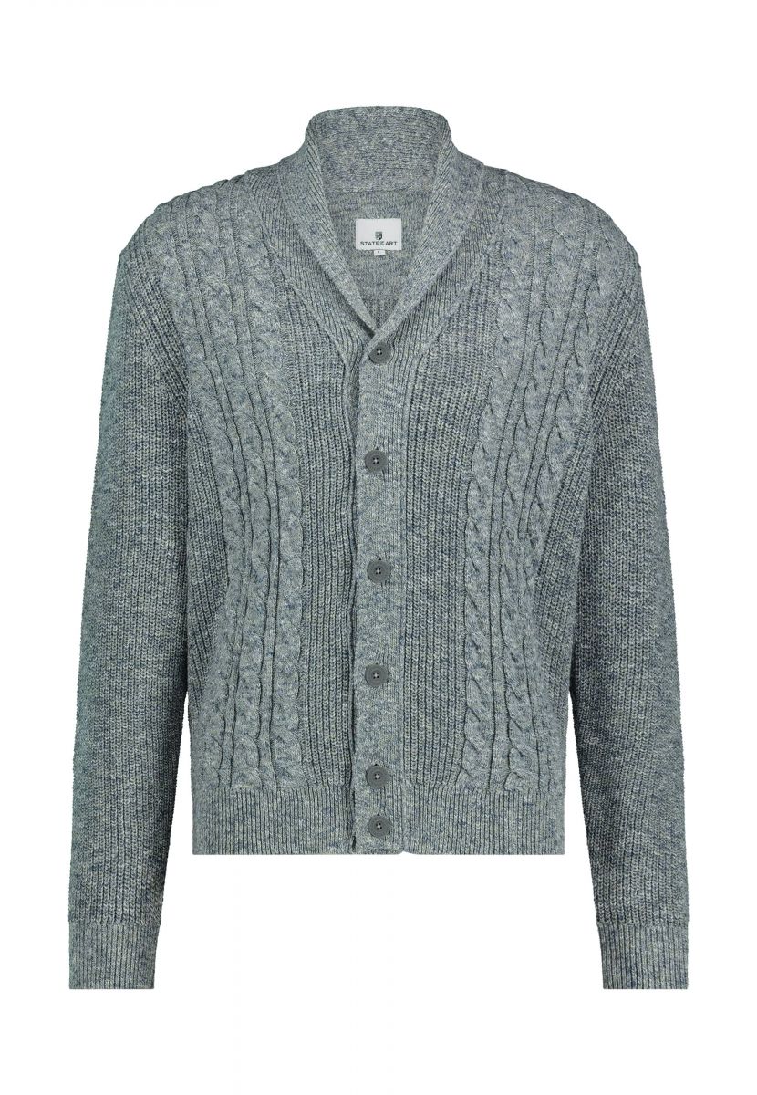 Blue 2024 gray cardigan